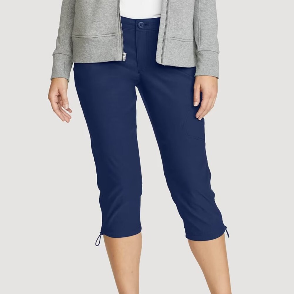 Eddie Bauer Women’s Rainier Capris Blue Size 6